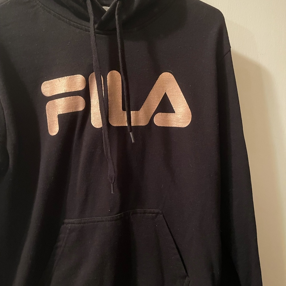 Black Fila Hoodie